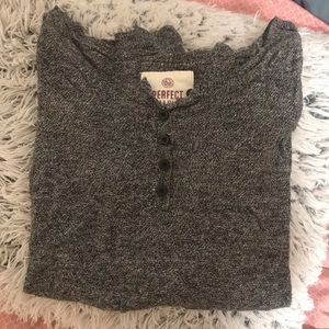 Grey long sleeve shirt